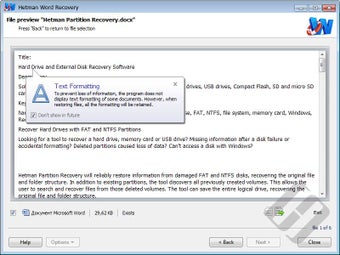 Imagen 3 para Hetman Word Recovery