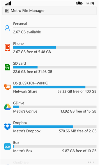 Image 2 for Metro File Manager for Wi…