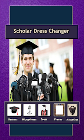 Image 0 for scholar dress photo edito…