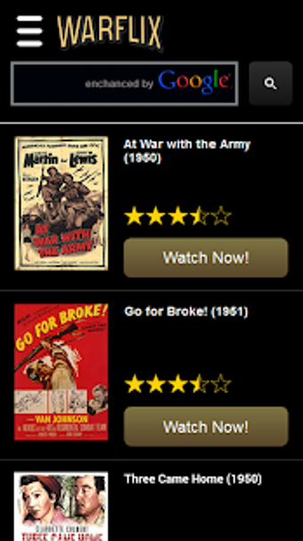 Imagen 0 para Warflix.tv - War Movies