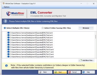 Imagen 0 para WholeClear EML to PST Con…
