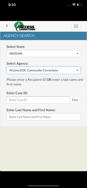 Image 0 for Access Corrections