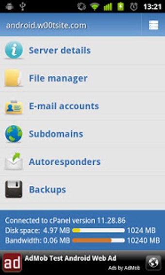 Imagen 0 para Control Panel for cPanel