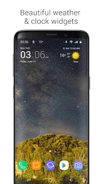 Image 0 for Transparent clock weather…