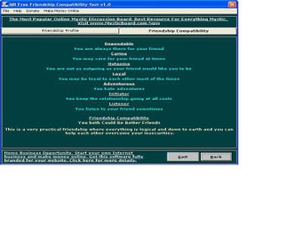 Image 0 for Friendship Compatibility