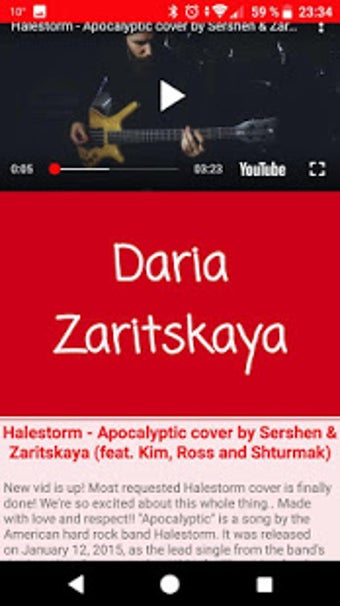 Imagen 0 para Daria Zaritskaya - Singer…