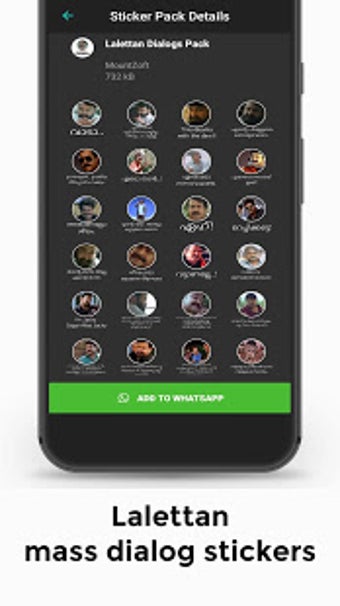 Image 2 for Lalettan Stickers for Wha…