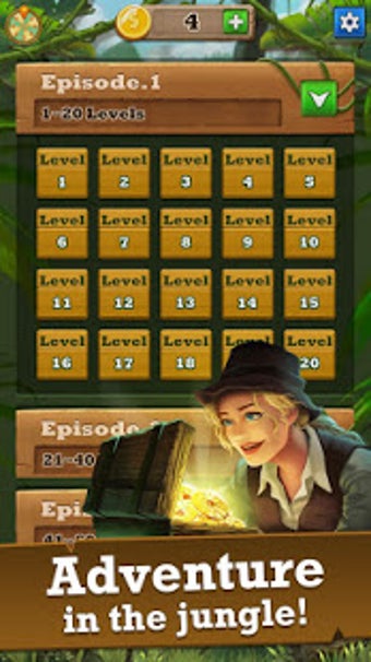 Imagen 3 para Jungle Gem Blast: Match 3…