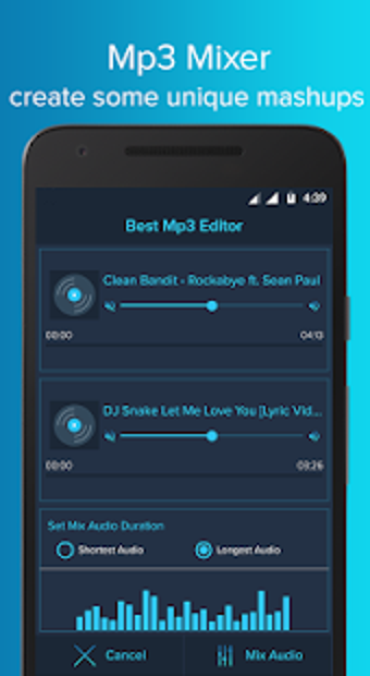 Image 0 for Best Mp3 Editor:Trim,Join…