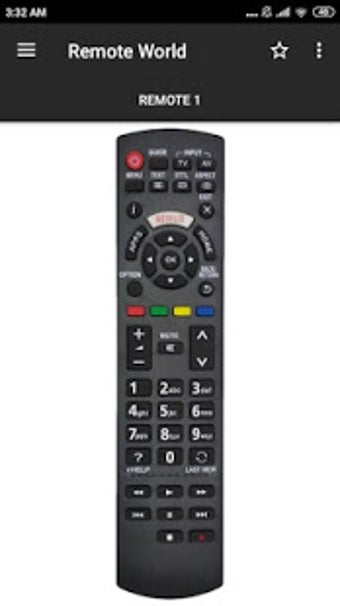 Image 1 for Panasonic TV Remote