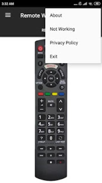 Image 2 for Panasonic TV Remote
