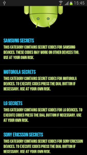 Imagen 3 para Secret Codes For Android