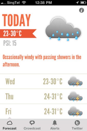 Image 0 for WeatherLah: Singapore Wea…