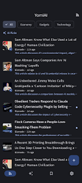 Imagen 0 para YomiAI - AI-Powered RSS R…