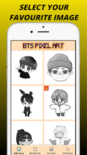 Image 2 for BTS Pixel Art - ColorbyNu…