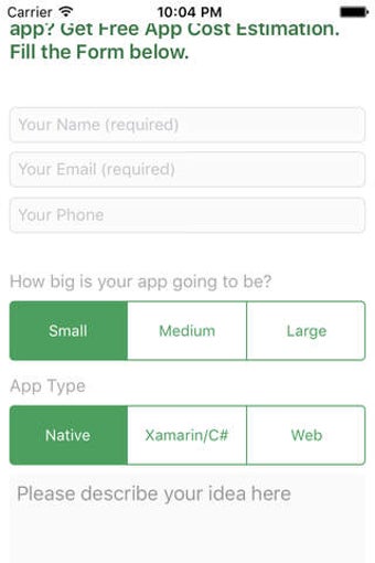 Image 0 for App Cost Estimator