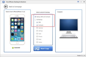 Image 6 for Free iPhone Backup & Rest…