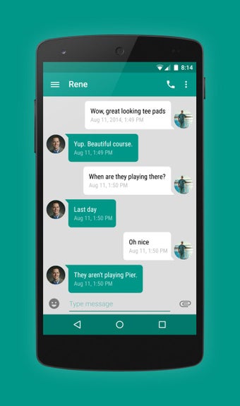 Imagen 1 para EvolveSMS Teal Material
