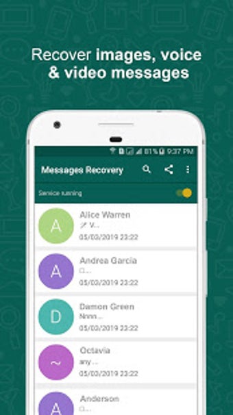 Imagen 0 para Msg Recovery - View Delet…