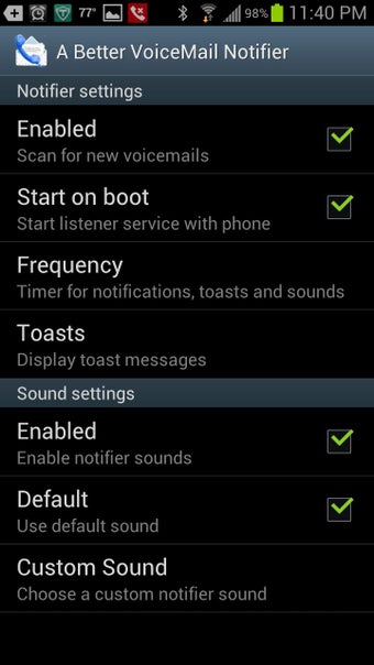Image 1 for Better VoiceMail Notifier…