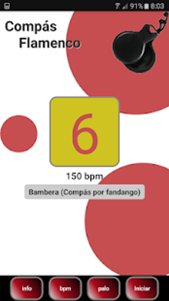 Imagen 3 para Flamenco rhythms. Metrono…
