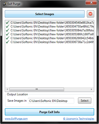Image 1 for EXIF Purge