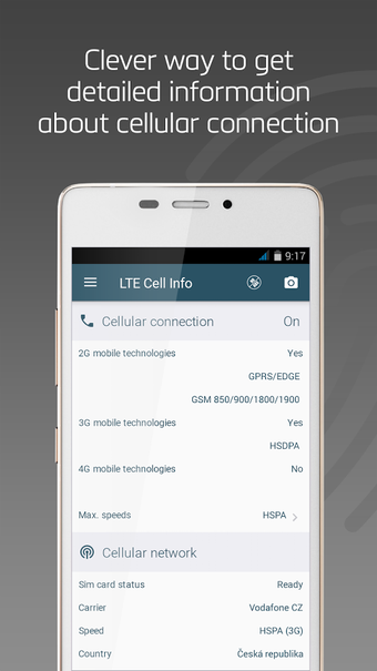 Imagen 1 para LTE Cell Info: Network An…