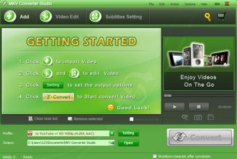 Image 0 for MKV Converter Studio