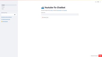 Image 0 for YouTube to Chatbot