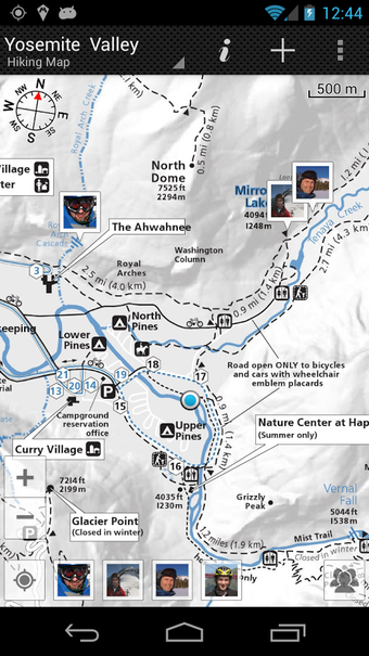 Image 0 for GPS on ski map