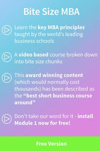 Image 0 for Bite Size MBA: Free Versi…