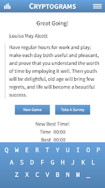 Image 0 for Cryptogram Puzzles