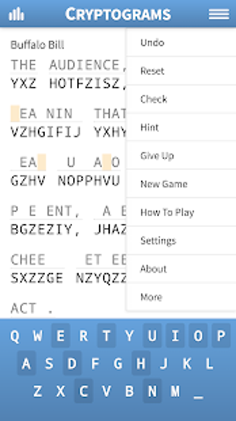 Image 1 for Cryptogram Puzzles