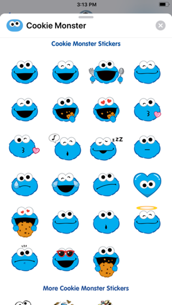 Image 3 for Cookie Monster Stickers