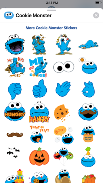 Image 0 for Cookie Monster Stickers