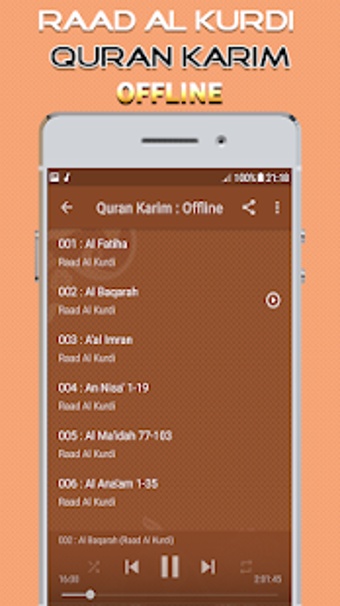 Image 0 for Raad Al kurdi Quran Mp3 O…