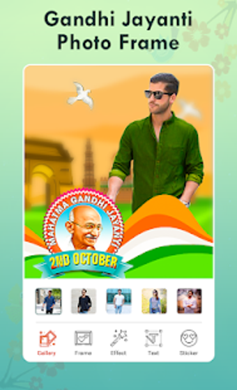 Imagen 0 para Gandhi Jayanti Photo Fram…