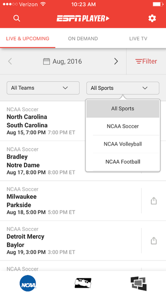 Image 1 for ESPN Player