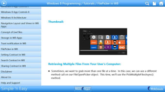 Image 1 for Windows 8 Programming by …