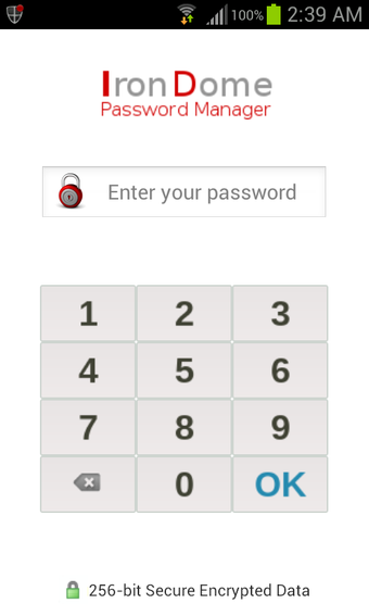 Imagen 1 para Iron Dome Password Manage…