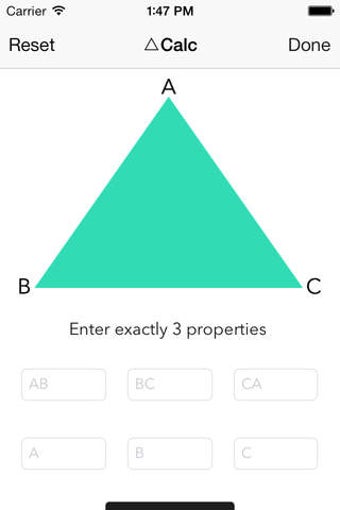 Image 0 for Triangle Solver for iOS 7