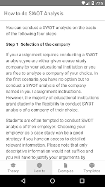 Image 2 for SWOT Analysis Assignment