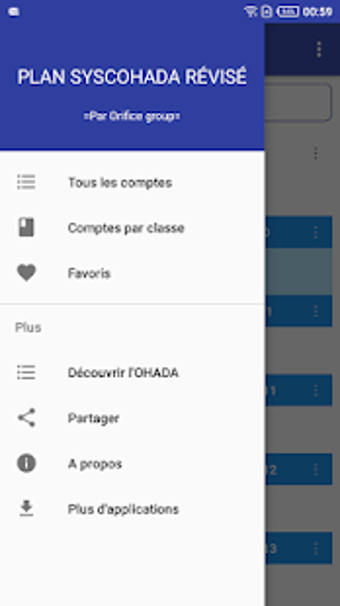 Imagen 1 para Plan SYSCOHADA Rvis