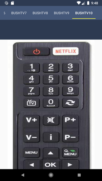 Image 0 for Bush TV Remote