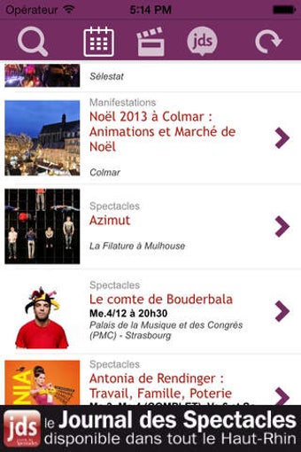 Imagen 0 para JDS : lagenda des sorties…