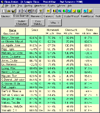 Imagen 0 para Class Action Gradebook Se…