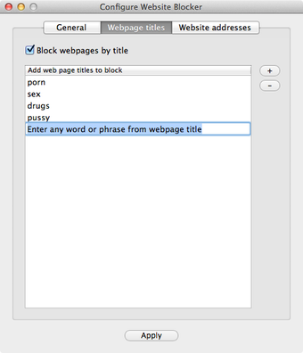 Image 0 for Free Website Blocker