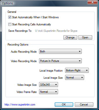 Image 0 for SuperTintin Skype Recorde…
