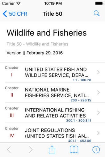 Image 0 for 50 CFR - Wildlife and Fis…