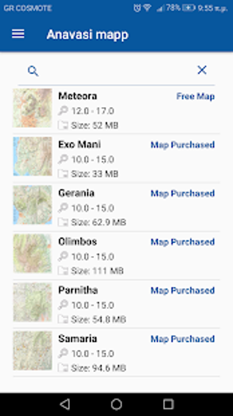 Image 0 for Anavasi mapp - Offline hi…